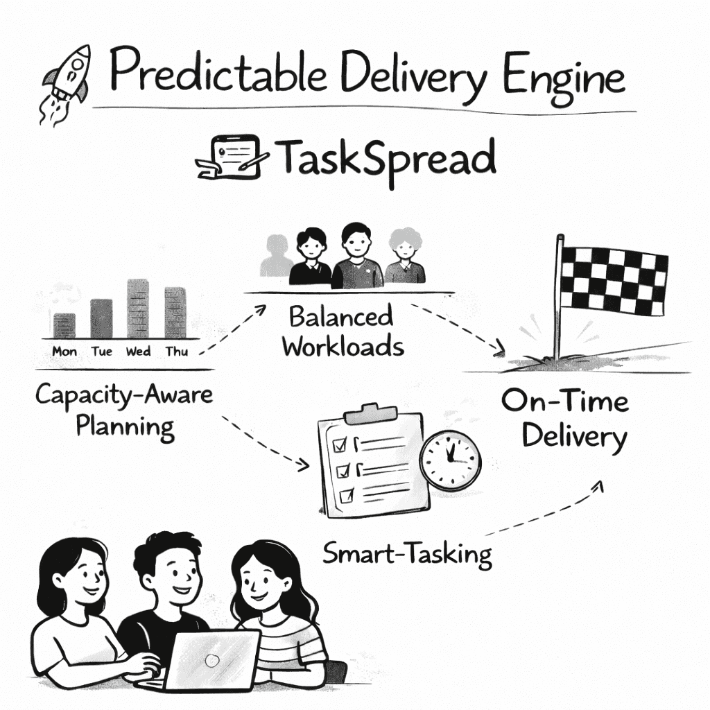 TaskSpread flexible workflows and adaptive views